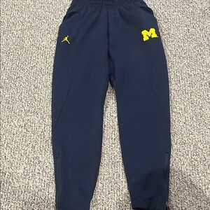 Navy Michigan Football Joggers